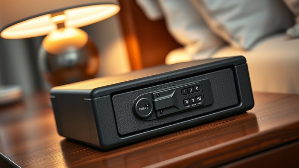 secure accessible nightstand safe