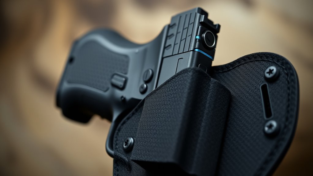 secure customizable pistol holster