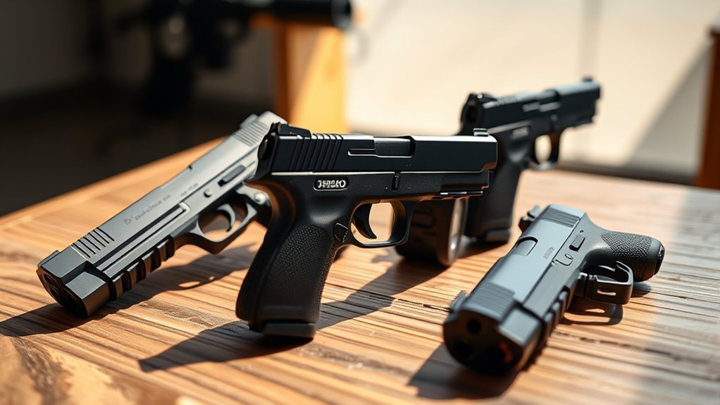 size durability capacity concealment