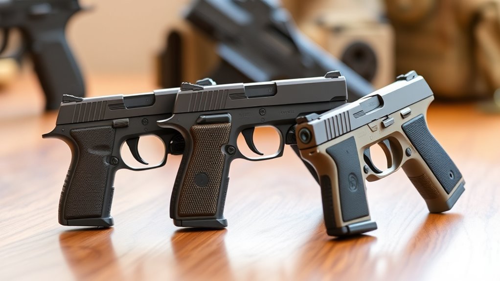 size weight durability concealment