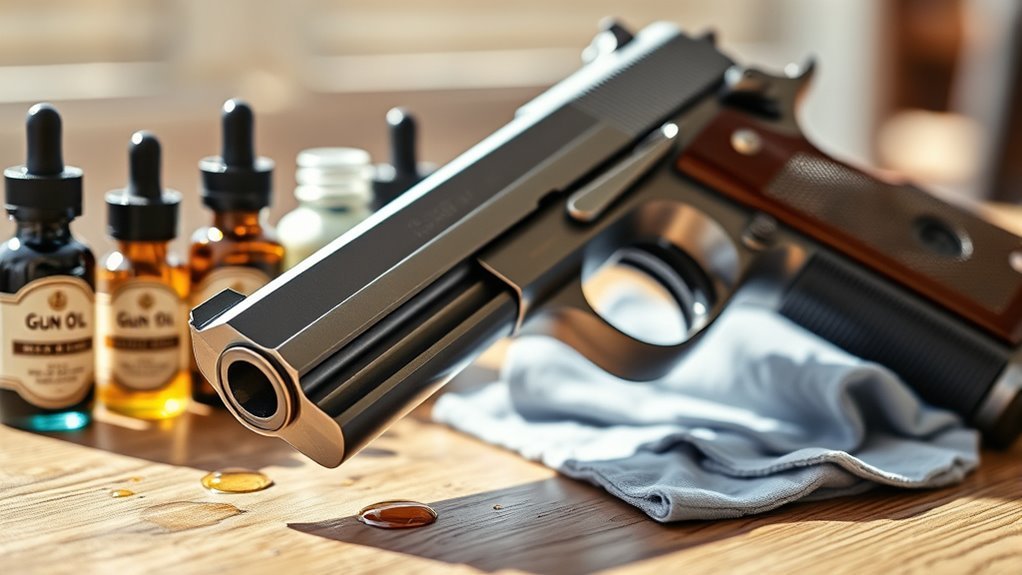 suitable effective handgun lubricant