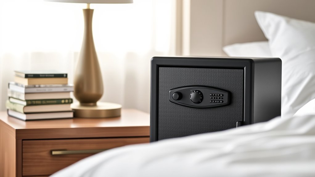 top bedside handgun safes