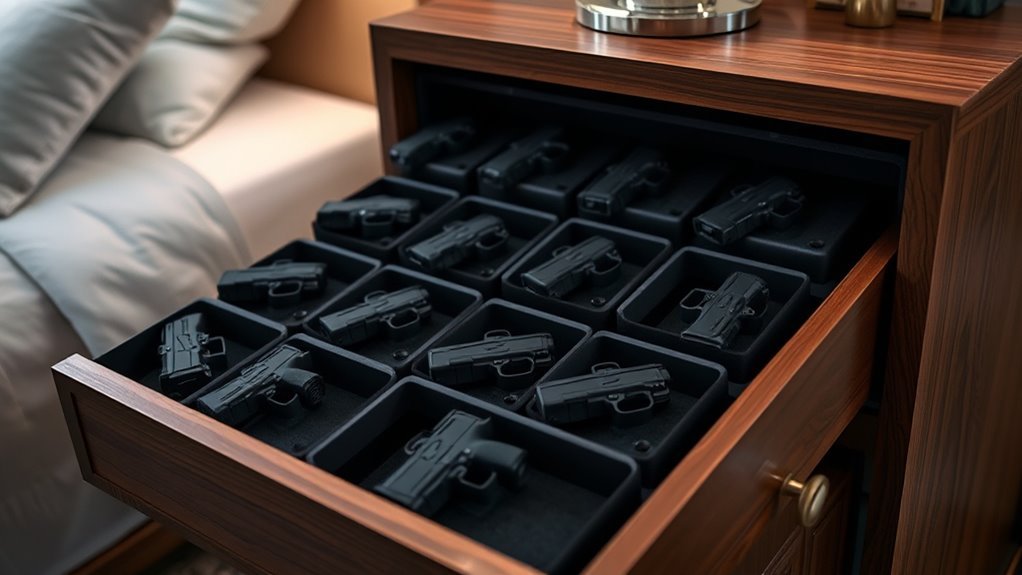 top bedside pistol safes