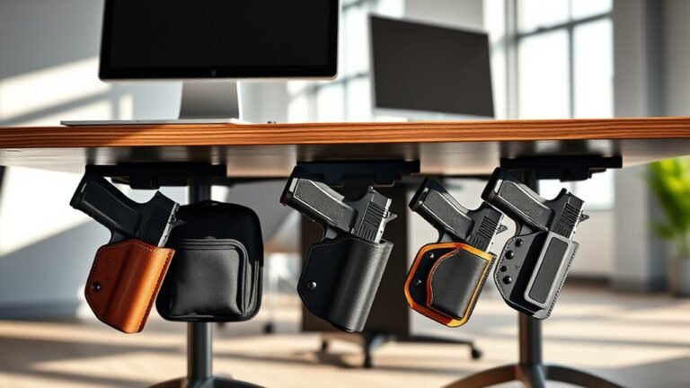 top desk holster options