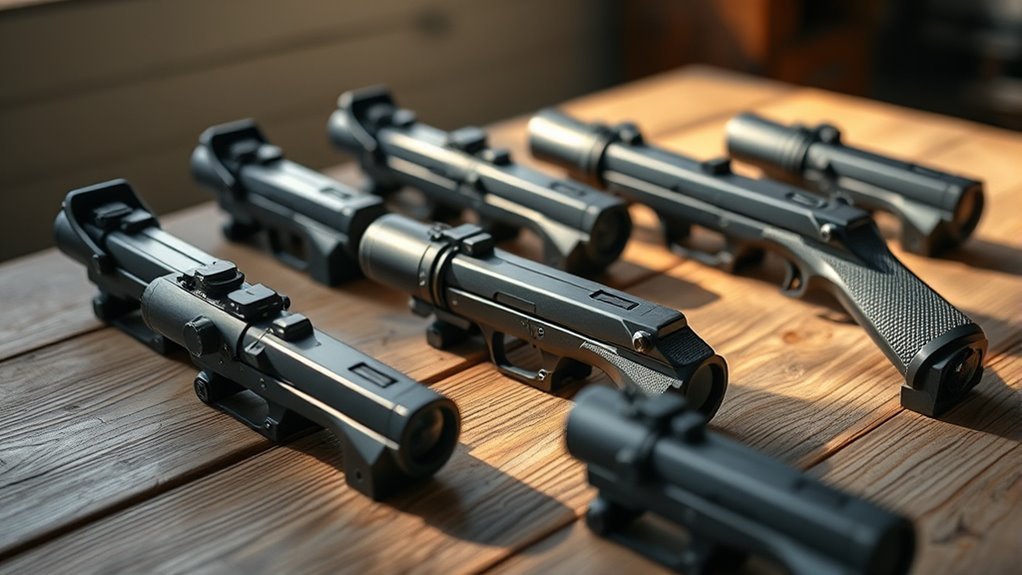 top enclosed pistol optics