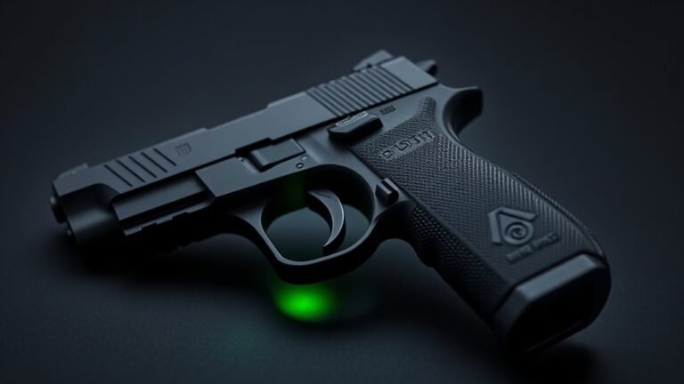 top green dot pistol optics
