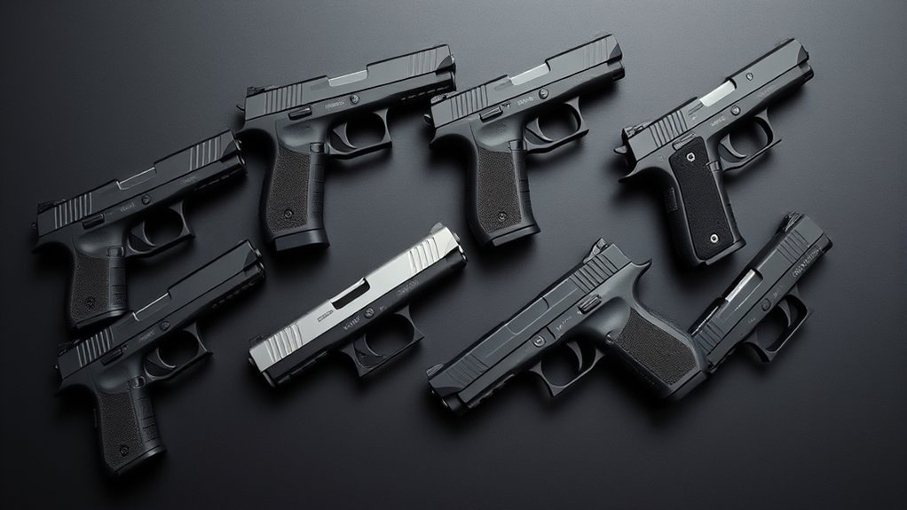 top left handed pistols