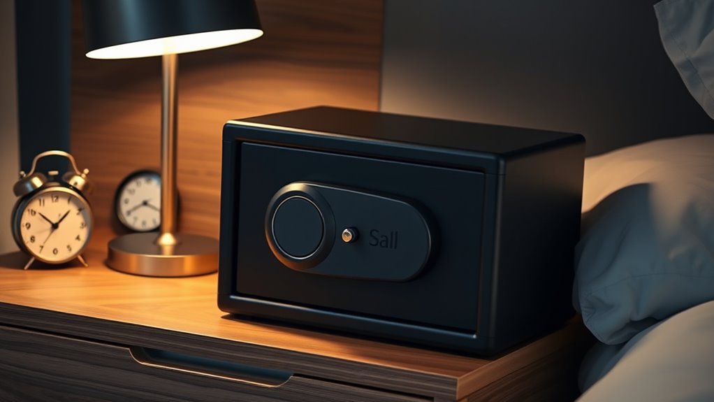top nightstand handgun safes