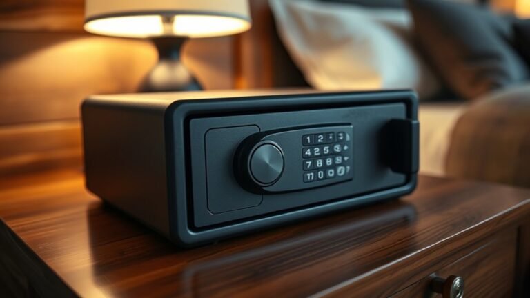 top nightstand pistol safes