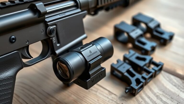 top offset flashlight mounts