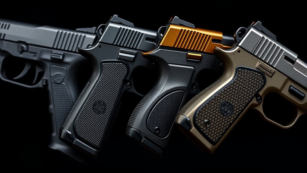 top pistol angled grips