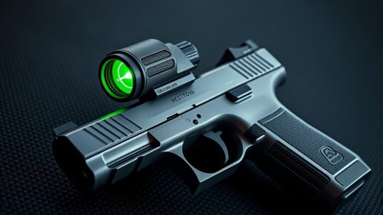 top pistol green dot sights