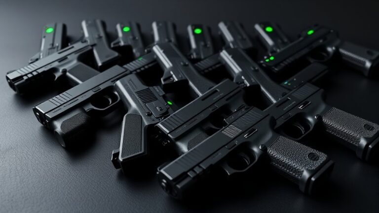 top pistol green dot sights