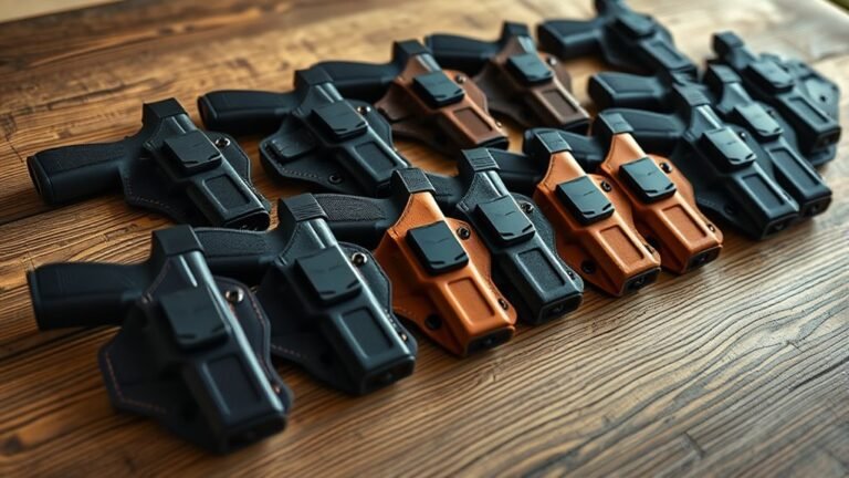 top pistol light holsters