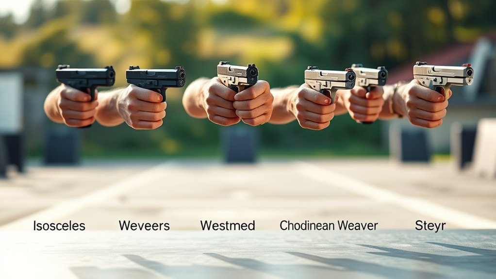 top pistol shooting stances