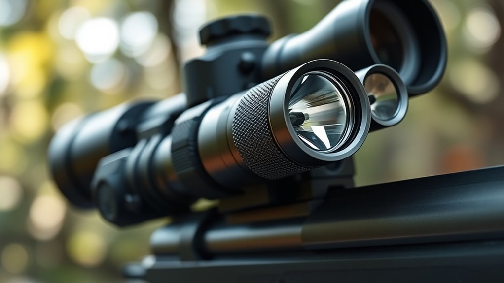 top scope mounted flashlights