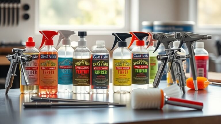 top spray gun cleaning solvents